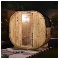 Home Deluxe Outdoor Sauna CUBE - Maße: 194 x 185 x 120 cm