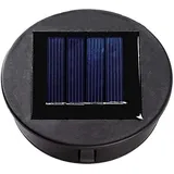 Akemaio DIY Solarleuchten Ersatz Top mit LED Birnen Solar Panel Laterne Deckel Lichter Ersatzteil für Outdoor Hängende Laternen