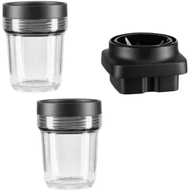 KitchenAid Mixbehälter-Set 5KSB2040BBB transparent