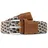 Indicode Gürtel Polyester 40mm breit beige 95
