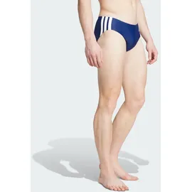 adidas 3-Streifen Badeslip Dunkelblau/Weiß S