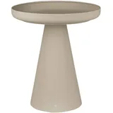 Gasper Beistelltisch H 46 cm KAYO, Ø 41 cm - Sandfarben Metall