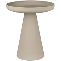 Gasper Beistelltisch H 46 cm KAYO, Ø 41 cm - Sandfarben Metall