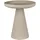 Gasper Beistelltisch H 46 cm KAYO, Ø 41 cm - Sandfarben Metall