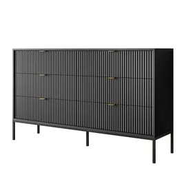lookway SIDEBOARD CORTADO KS154 MIT SCHUBLADEN SCHWARZ