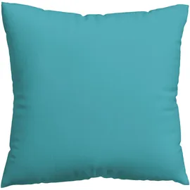schlafgut Kissenbezug Woven Satin 80 x 80 cm Petrol