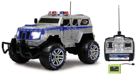 JAMARA Spielzeug-Polizeiauto, BxL: 23,5 x 39 cm, Ab 6 Jahren - blau