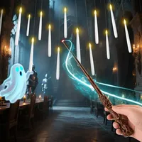 Schwebende kerzen mit Zauberstab Fernbedienung, Halloween Dekoration (12)