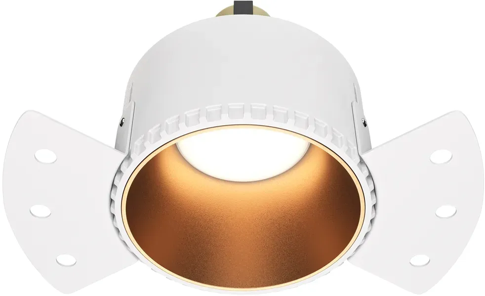 Einbaulampe Einbauleuchte Deckenlampe Deckenleuchte Wohnzimmerlampe mattgold