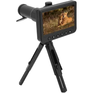 Septpenta Digitale Teleskopkamera, 5, 0 Zoll LCD Display, Digitale Fernglaskamera, Teleskopkamera, 50 Fache Vergrößerung, 1080P HD Video, 14 Millionen Auflösung für die Vogelbeobachtung(EU)