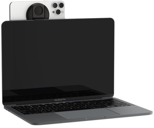 Belkin iPhone Halterung mit MagSafe für MacBook/Notebook Schwarz Smartphone