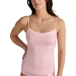 Calida Cate Satin Spagetti Top Rosa Baumwolle Large Damen
