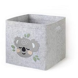 Lucky Sign - Aufbewahrungsbox Kinder faltbar Spielzeugkiste aus Filz Aufbewahrungskorb Wickeltisch für Kinderzimmer, 33x33x30cm - Baby Koala