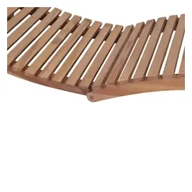 vidaXL Sonnenliegen 2 Stk. Massivholz Teak