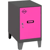 simonlocker montadas SimonRack Metallschrank mini zerlegt ANTHRACITE/ROSE 575x300x500 mm (Höhe x Länge x Breite)