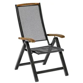 Merxx Tilos Set 7tlg. 6 Klappsessel 1 Ausziehtisch 150/200x90cm