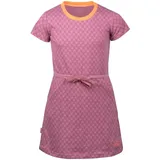 TROLLKIDS Mädchen Kleid Noresund, Orchidee/Pfirsich, Größe 128 - 128
