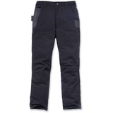 CARHARTT Full Swing Steel Double Front, Textilhose - schwarz, - W42/L30
