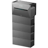 Anker Balkonkraftwerk SOLIX Solarbank 3 Pro E2700 3600 W/2688 Wh mit BP2700 Erweiterungsakku, (Set, 1*Anker 3 pro+1/2/3/4 BP2700), IP65, LiFePO4, PV-Batterie, erweiterbar 16kWh, Plug und Play silberfarben