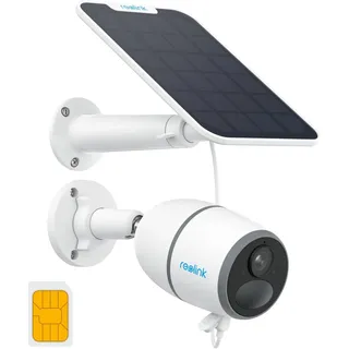 Reolink 3G/4G LTE Überwachungskamera Aussen Akku 2K 4MP mit microSD- und SIM-Karte, Personen-/Autoerkennung, Mobile Solar Kamera Outdoor mit PIR Bewegungsmelder, 2-Wege-Audio, Go Plus+Solarpanel