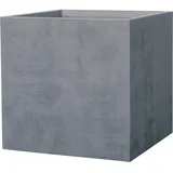 Deroma Pflanztopf Quadro Millenium 49 cm x 49 cm x 49 cm Aschgrau
