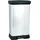Curver Mülleimer Pedal 50 l Silber
