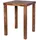 KADIMA DESIGN Bartisch MUMBAI 80 x 80 x 110 cm Braun