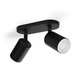 Philips Hue - Fugato Punkt 2 Deckenleuchte Bluetooth White/Color Amb. Black - 19.5 cm - 8 cm - 15.3 cm
