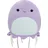 Squishmallows Jazwares Squishmallows Anni die Qualle 30 cm Hellgrau/Violett