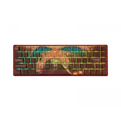 Higround Pokémon Base 65 Hotswap-Gaming-Tastatur - ANSI - Charizard [White Flam