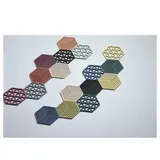 ZONE Denmark Hexagon Untersetzer grau