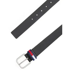 Tommy Hilfiger Herrengürtel Leder 3,5 cm schwarz 110