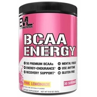 Evl Nutrition BCAA Energy, 291g Dose, Pink Lemonade