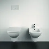 Ideal Standard i.life A Wand-Bidet T4524MA offene Befestigung, mit Hahnloch und Überlauf, weiß Ideal Plus