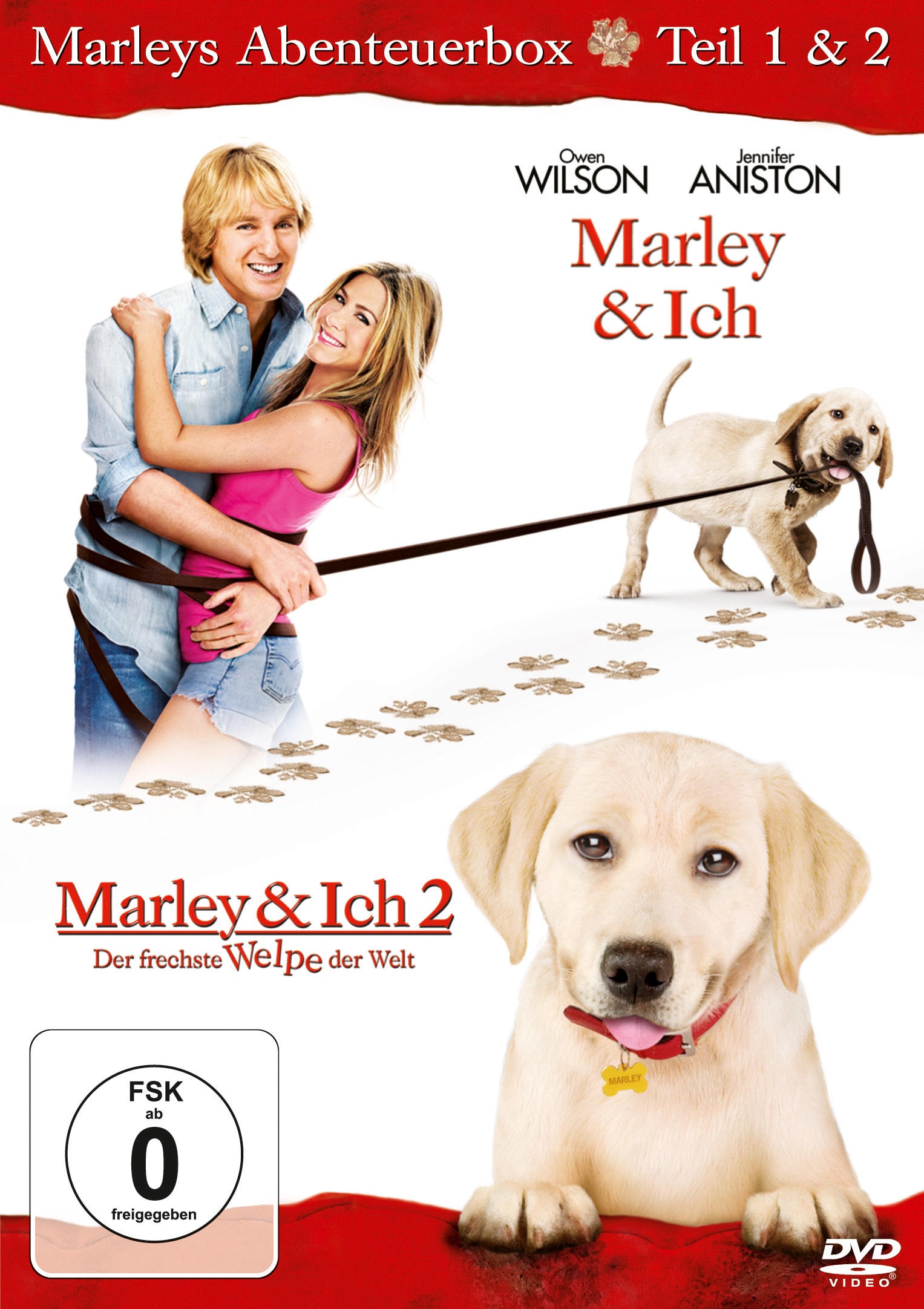 Marley & Ich / Marley & Ich 2 - Der Frechste Welpe Der Welt (DVD)