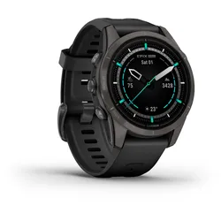 Garmin EPIX PRO 42MM Sportuhr in schwarz-carbongrau, Größe Einheitsgröße - schwarz