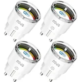 Nous A1 15A/3450W, Smart-Steckdose, 4er-Pack