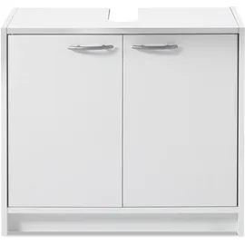 Stella Trading Waschbeckenunterschrank 63 x 55 x 29 cm Weiß matt