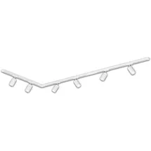 Briloner Rail Komplettset, 6x GU10 Spots, schwenkbar, Drehbar, Weiß, 2,25 m - Weiß