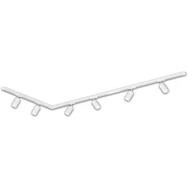 Briloner Rail Komplettset, 6x GU10 Spots, schwenkbar, Drehbar, Weiß, 2,25 m - Weiß