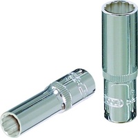 KS Tools 3/8" CHROMEplus 12-kant-Stecknuss, lang, 9/16"