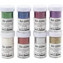 Creativ Company Bio Sparkles, sortierte Farben, 8x27 ml
