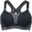 dynamiX Star Racerback Sport-BH Unterbrustband atmungsaktiv für Damen Schwarz 90E