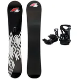 F2 Set Snowboard Rental Machine 160cm + Sonic Bindung L schwarz 160 CM