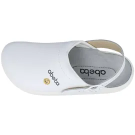 Abeba ESD-Berufsschuhe rubber Clog weiß Gr. 42
