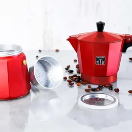 Cecotec Mokclassic 900 9 Tassen Rot