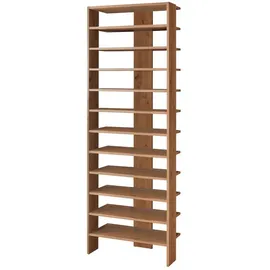 Bega-Gruppe Schuhregal 60 x 180 x 60 cm 12 Fächer / braun
