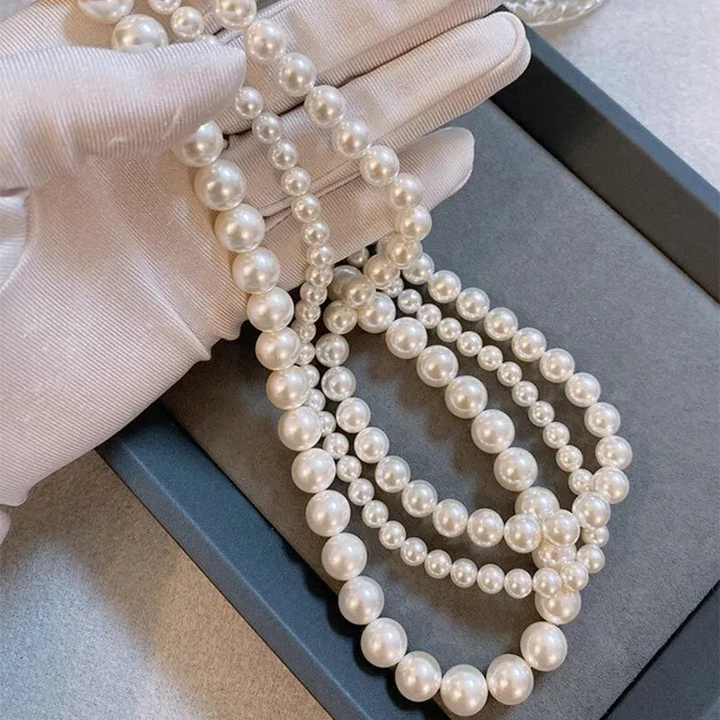 VoxorAI XL23 14mm Perlenkette - Hochwertige, elegante, klassische Perlenkette, offiziell exklusiv.