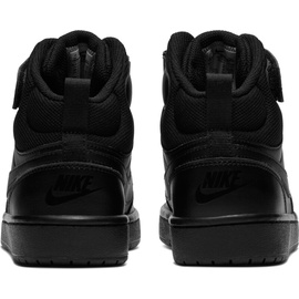 Nike Court Borough Mid 2 Sneaker Kinder black/black-black 38