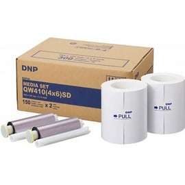 DNP DNP, Kopierpapier, QW 410 Media Kit 10x15 cm SD 2x 150 Blatt (300 x)